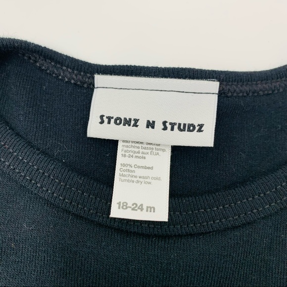 NWOT American Apparel Rhinestone Embellished T-Shirt - Picture 3 of 4